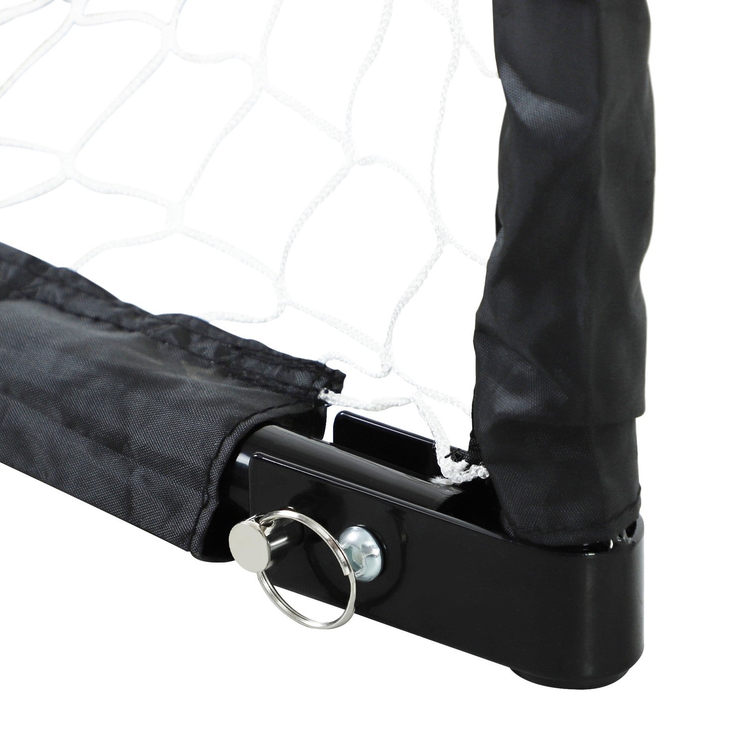 Fotbollsmålset om 2 – Vikbar metallram, 90x36x60 cm