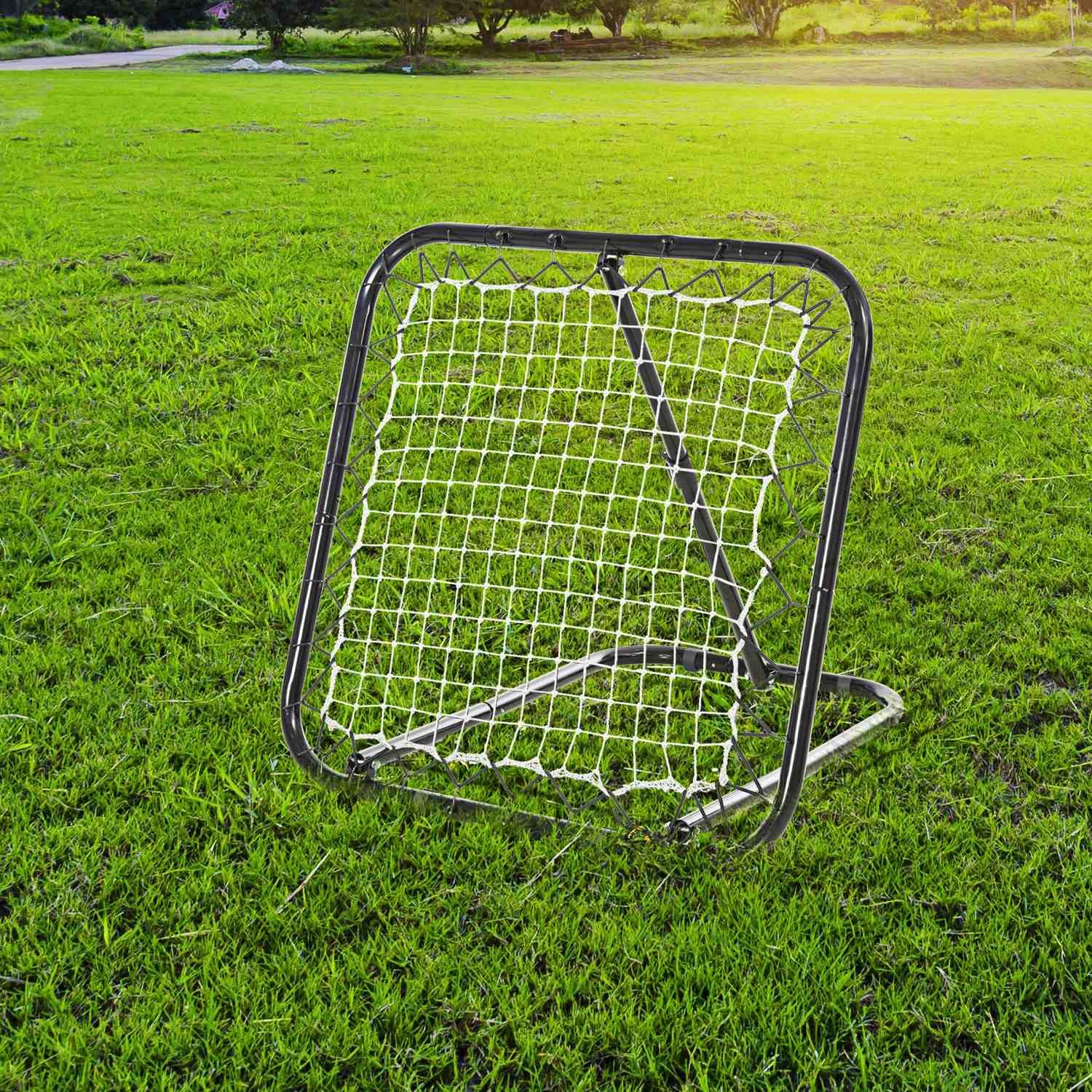 Football Kickback Rebounder, justerbara nivåer, 78x84x65 cm