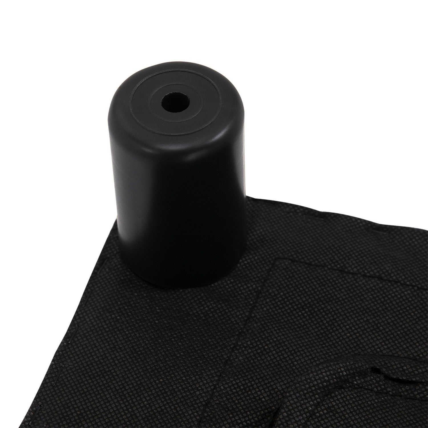 Chesterfield Fotpall i konstläder, Vit, 40x30x24 cm