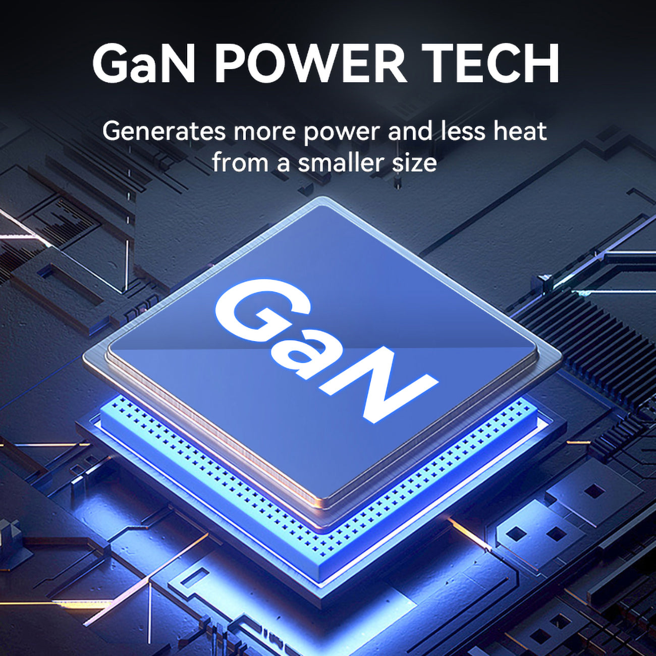 GaN 240W USB-A 3x USB-C nätverksladdare svart