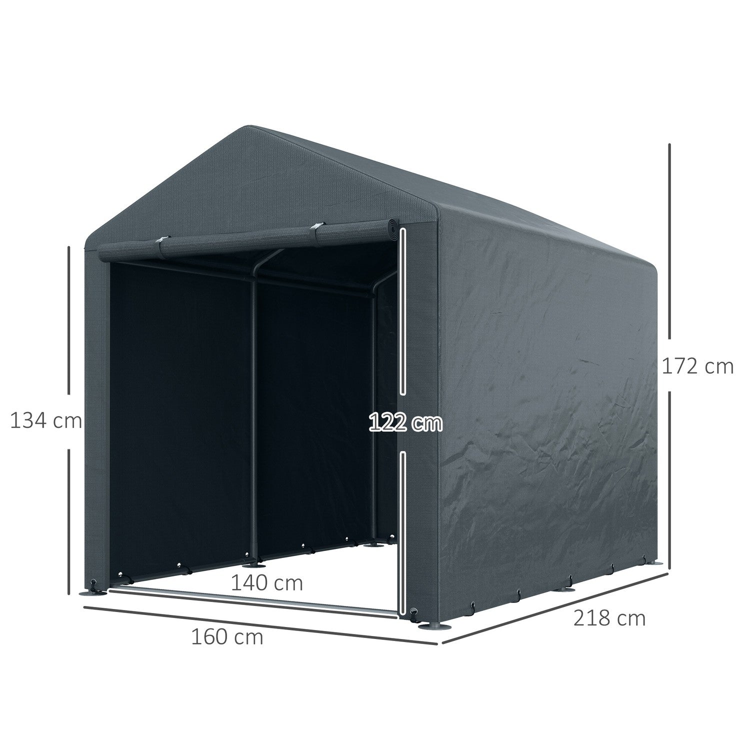 Utomhusförvaringstält med UV-skydd, vattentätt garage