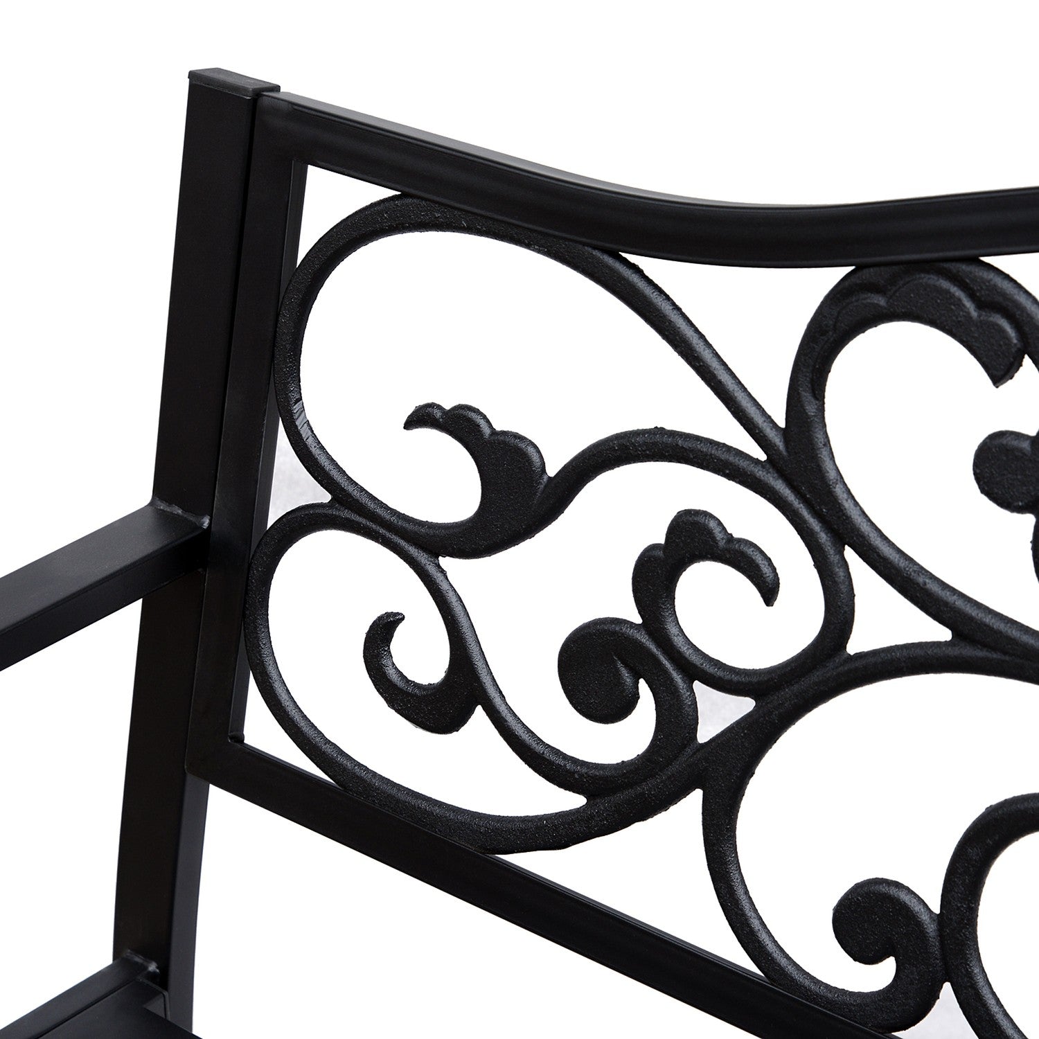 Garden Patio 3-sits stålbänk med armstöd