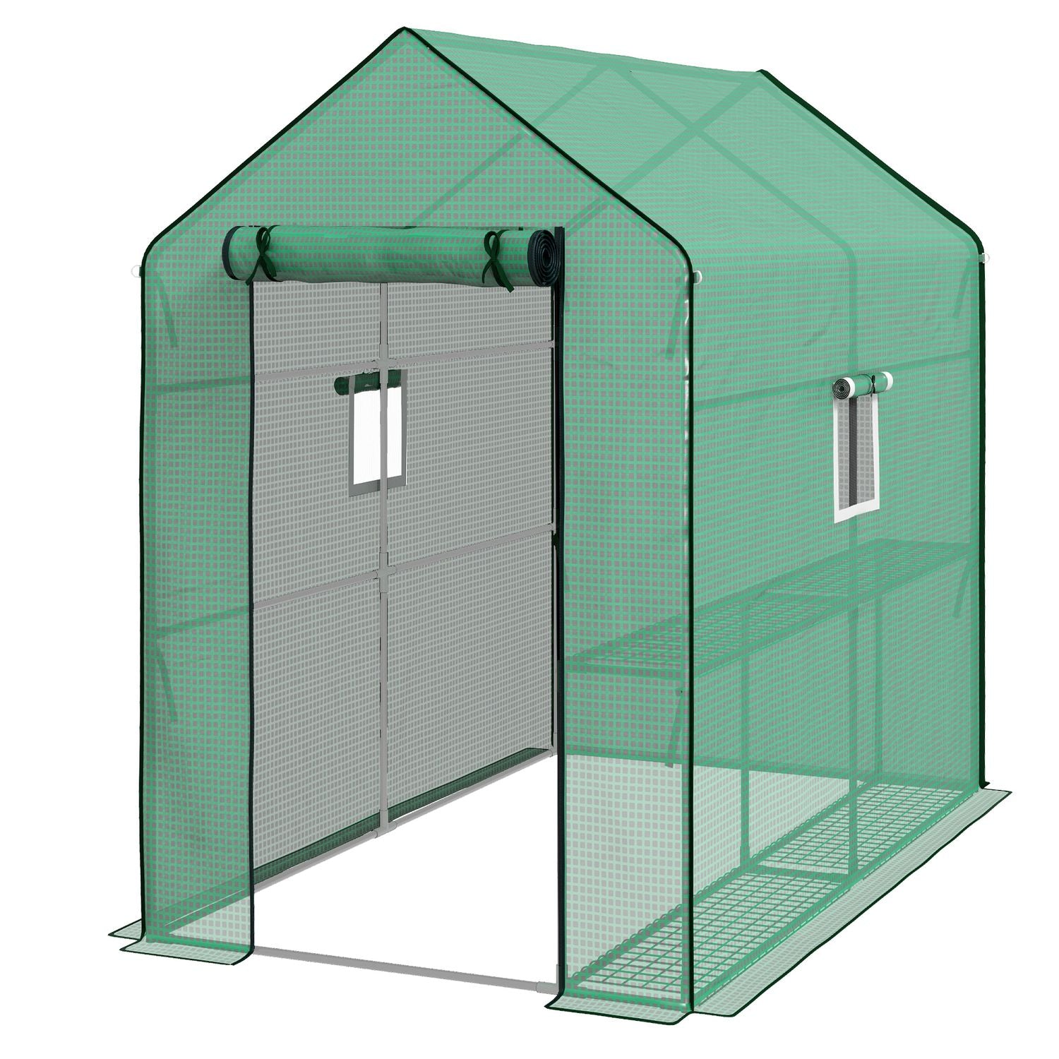 Greenhouse PE Film Cover, UV-skydd, 140x213x190 cm