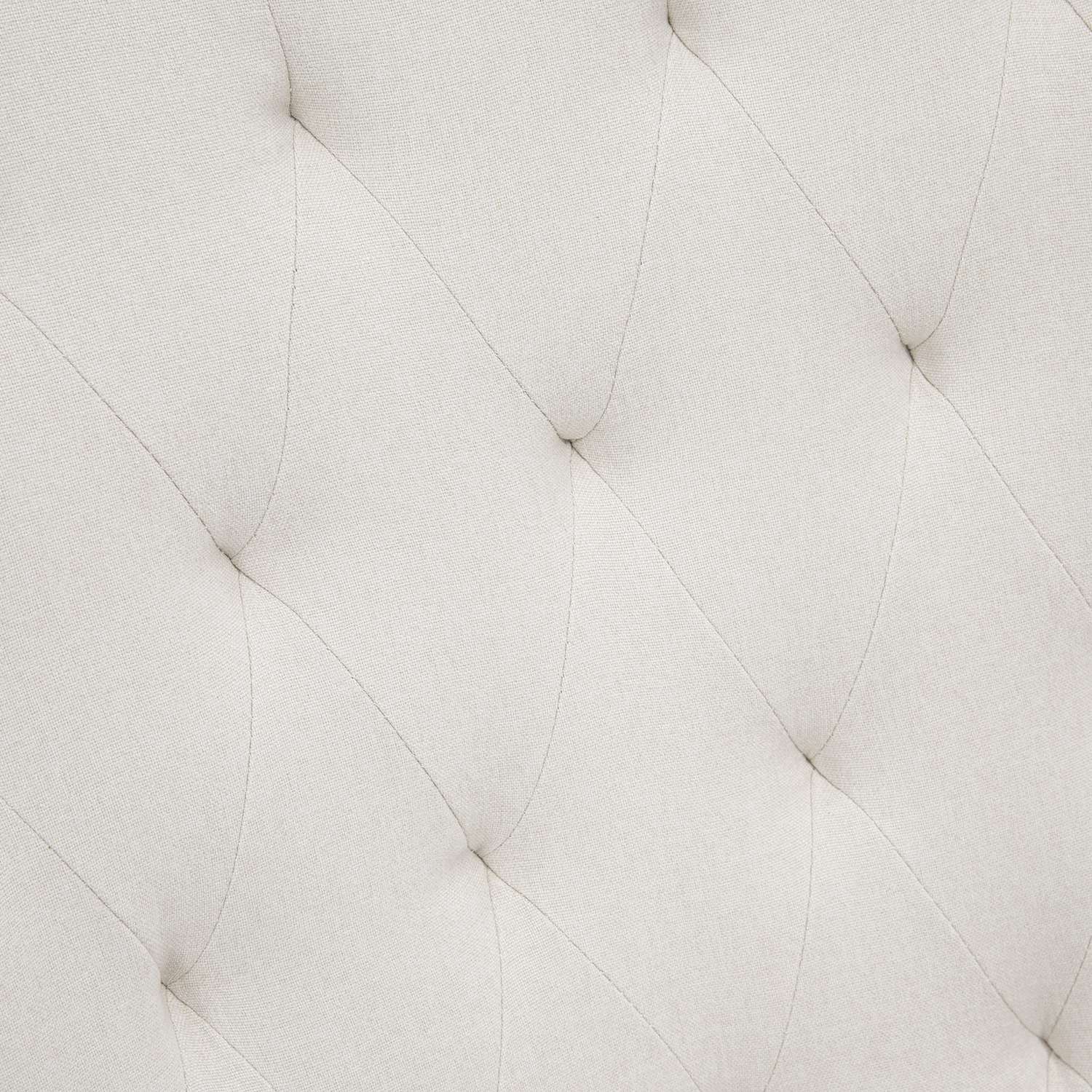 Krämvit gungstol – Linnemetall, 69 x 90 x 100 cm