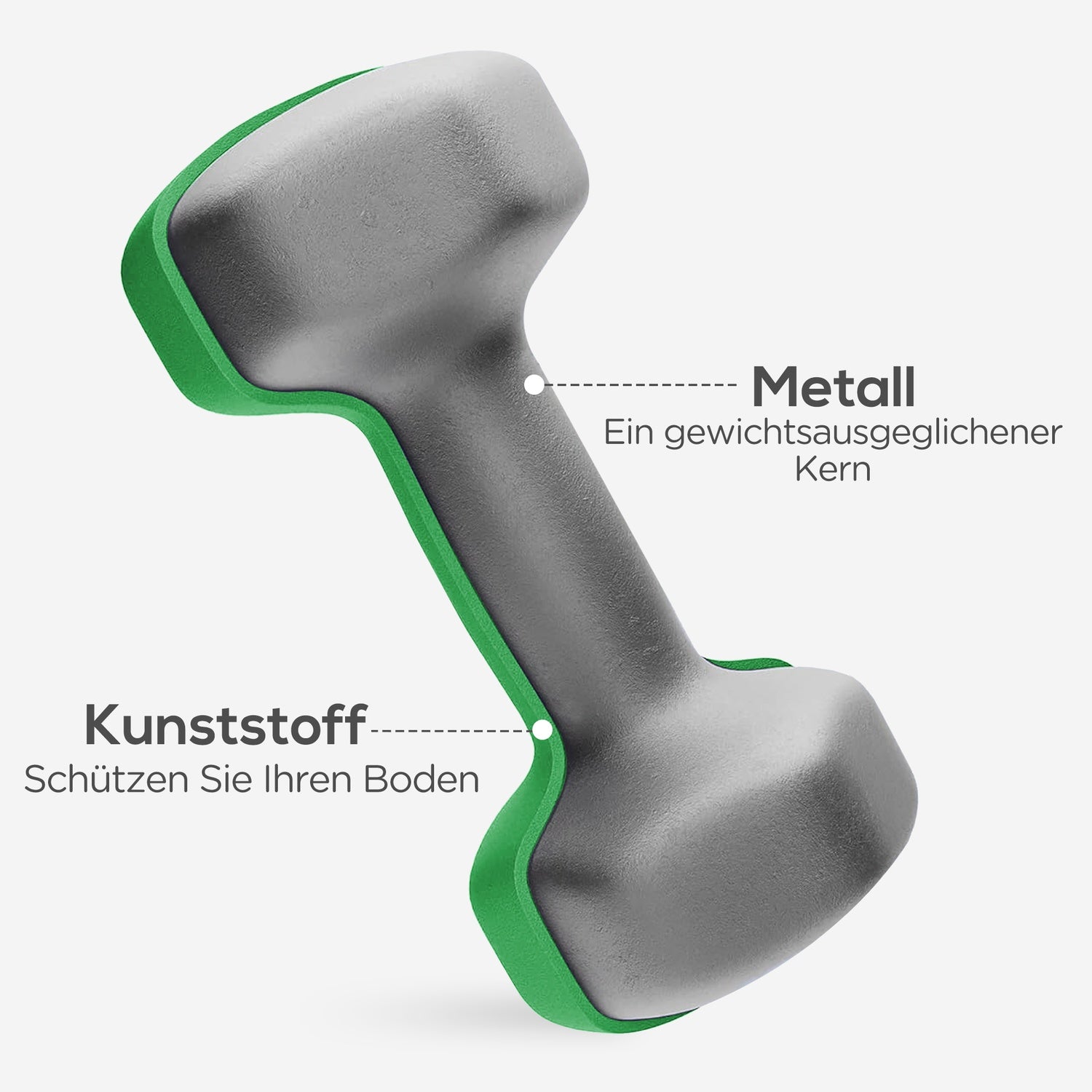 Hantelset med stativ – 6 par: 1 kg, 3 kg, 5 kg