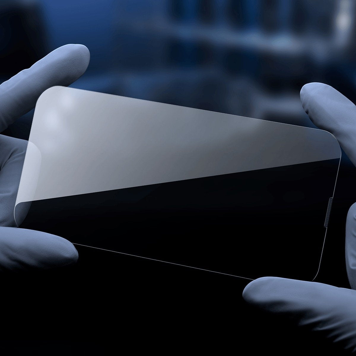 Härdat glas för iPhone 14 Plus / 13 Pro Max med 0,4 mm högtalarskydd SET
