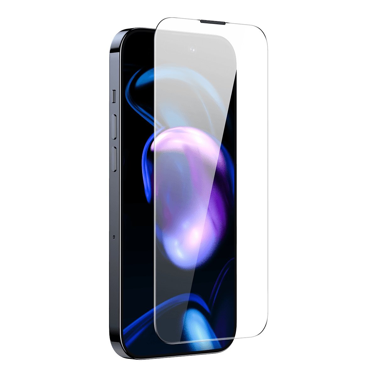 Härdat glas för iPhone 14 Pro med högtalarskydd 0,4mm SET