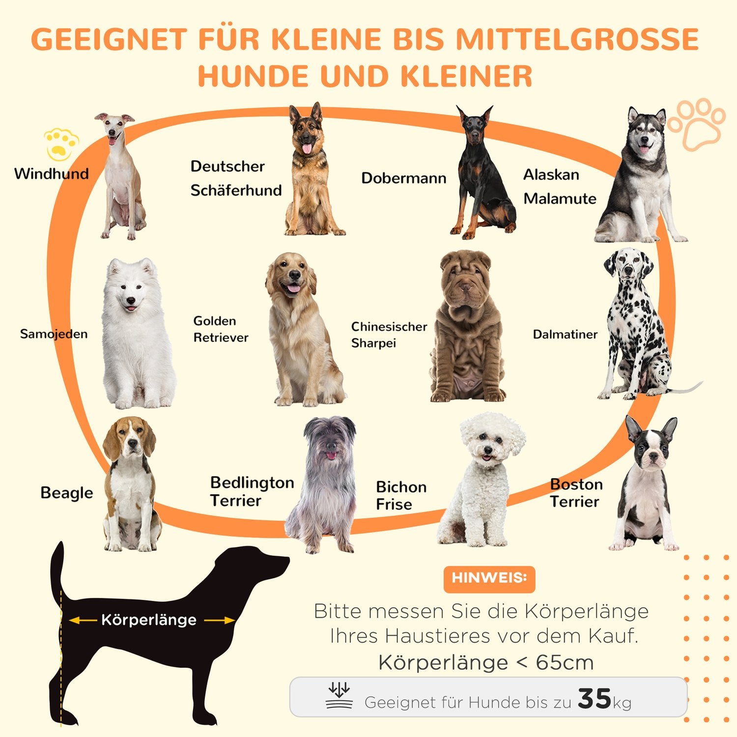 Extra stor inomhus hundkennel med lås – Grå, 116 x 60 x 87 cm