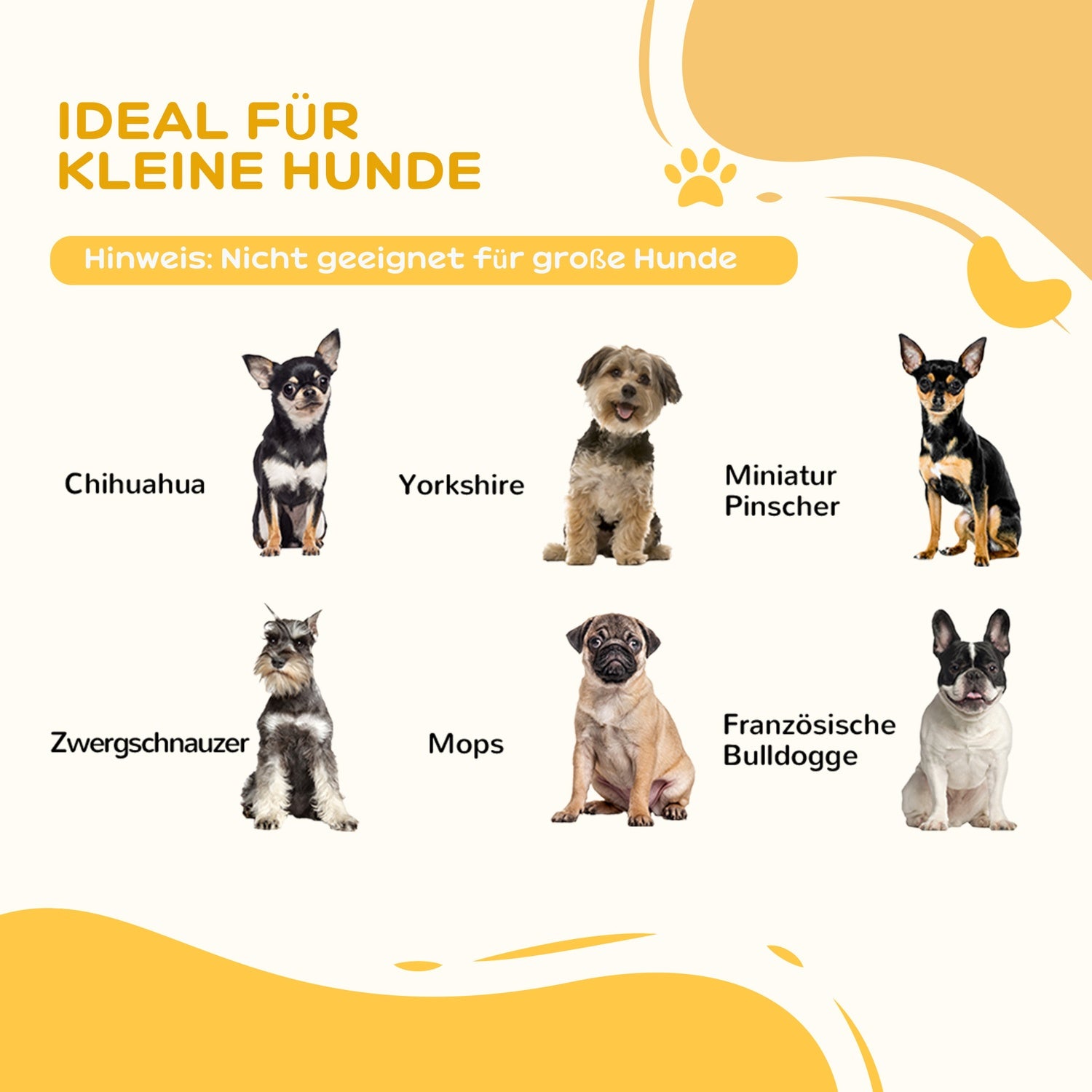 Vikbar hundgrind, kaffebrun, 3-panel med fötter