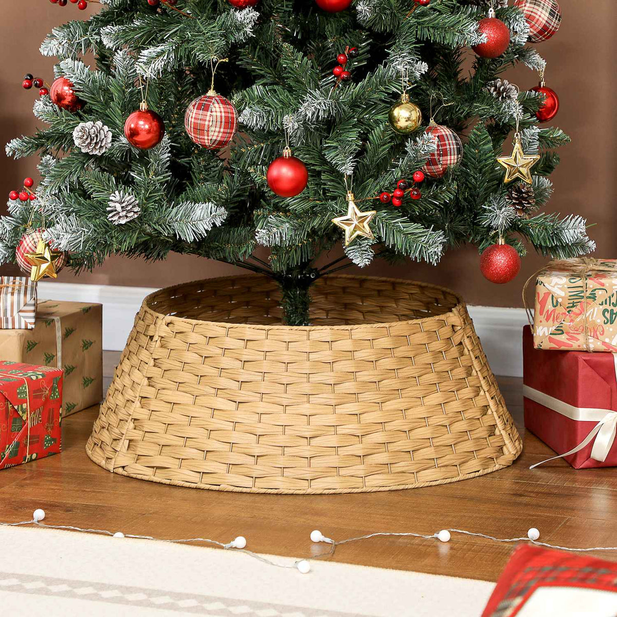 Kerstboomrok, kunststof onderbekleding van 68 cm