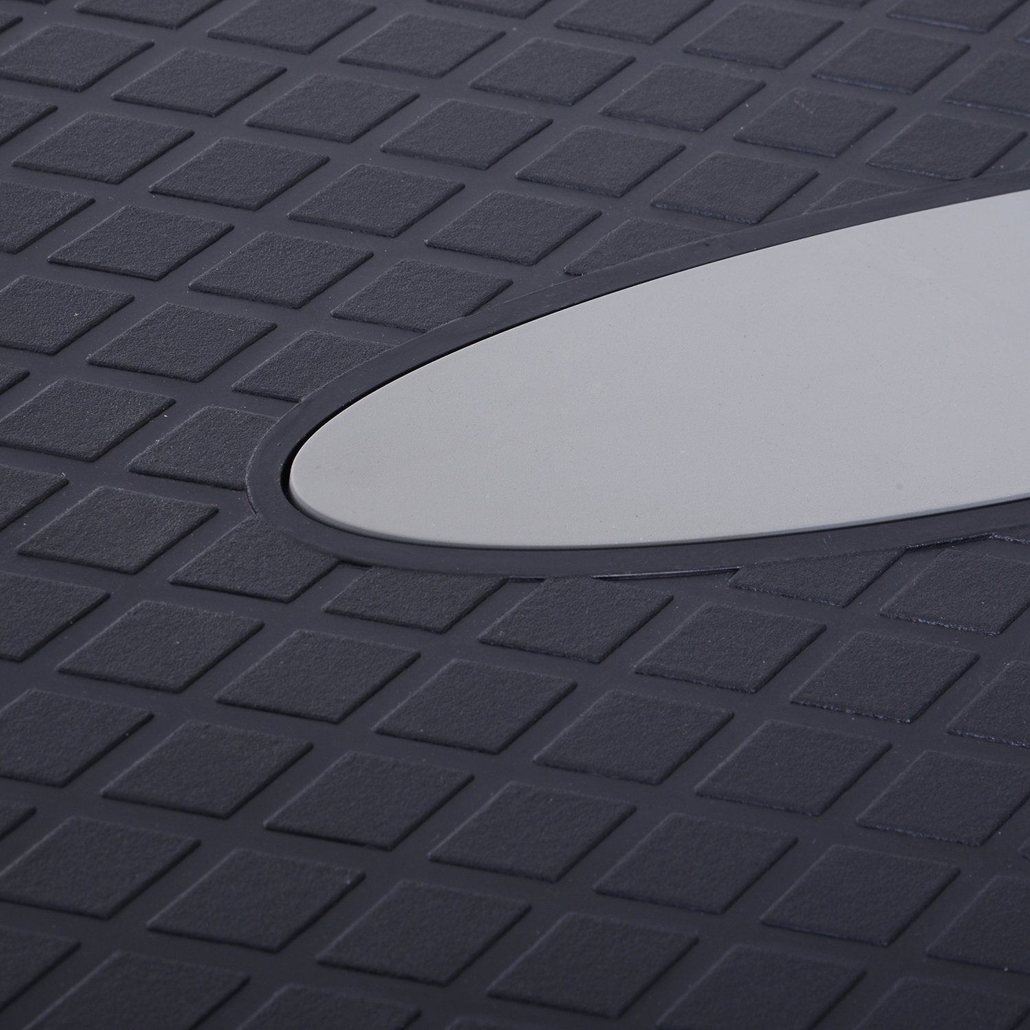 Justerbar Aerobic Stepper, 68x29x15cm, Svart/Grå