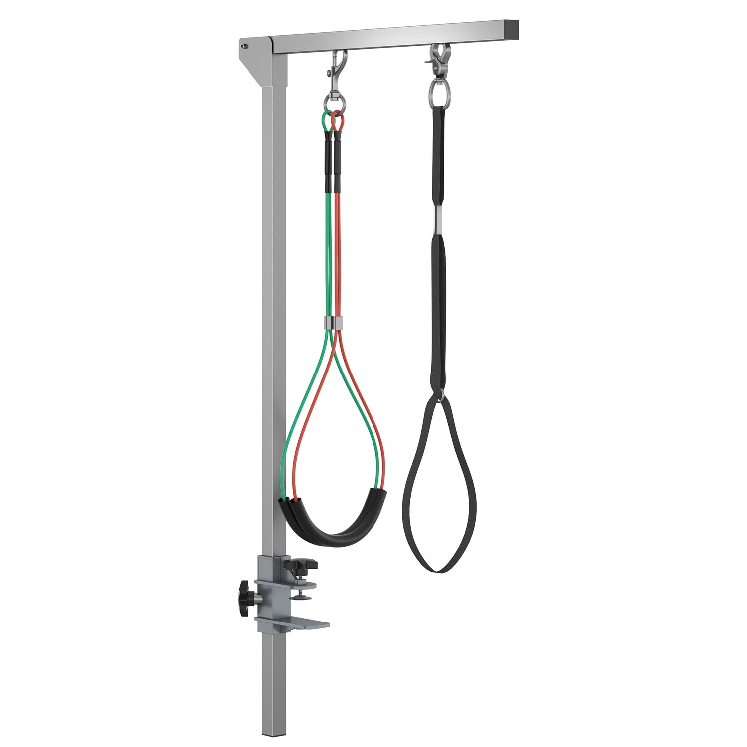 Justerbar husdjursvårdsarm med klämma för medelstora hundar