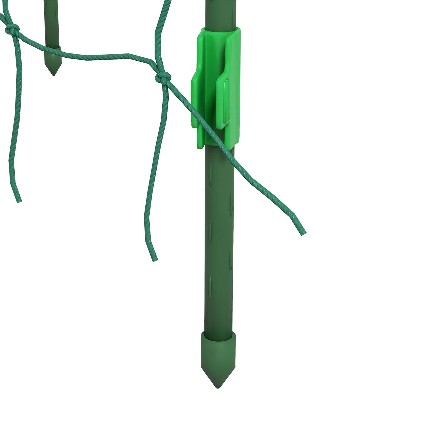 Justerbar växtspaljé i stål med nät för trädgård, balkong