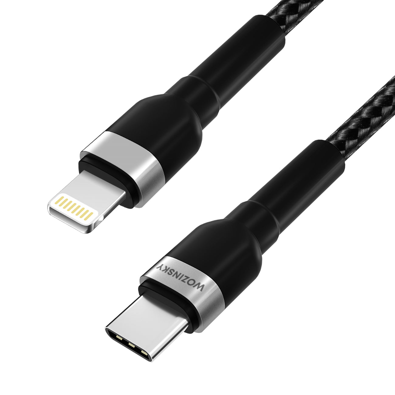 Kabel för iPhone USB-C - Lightning PD 30W 1m svart