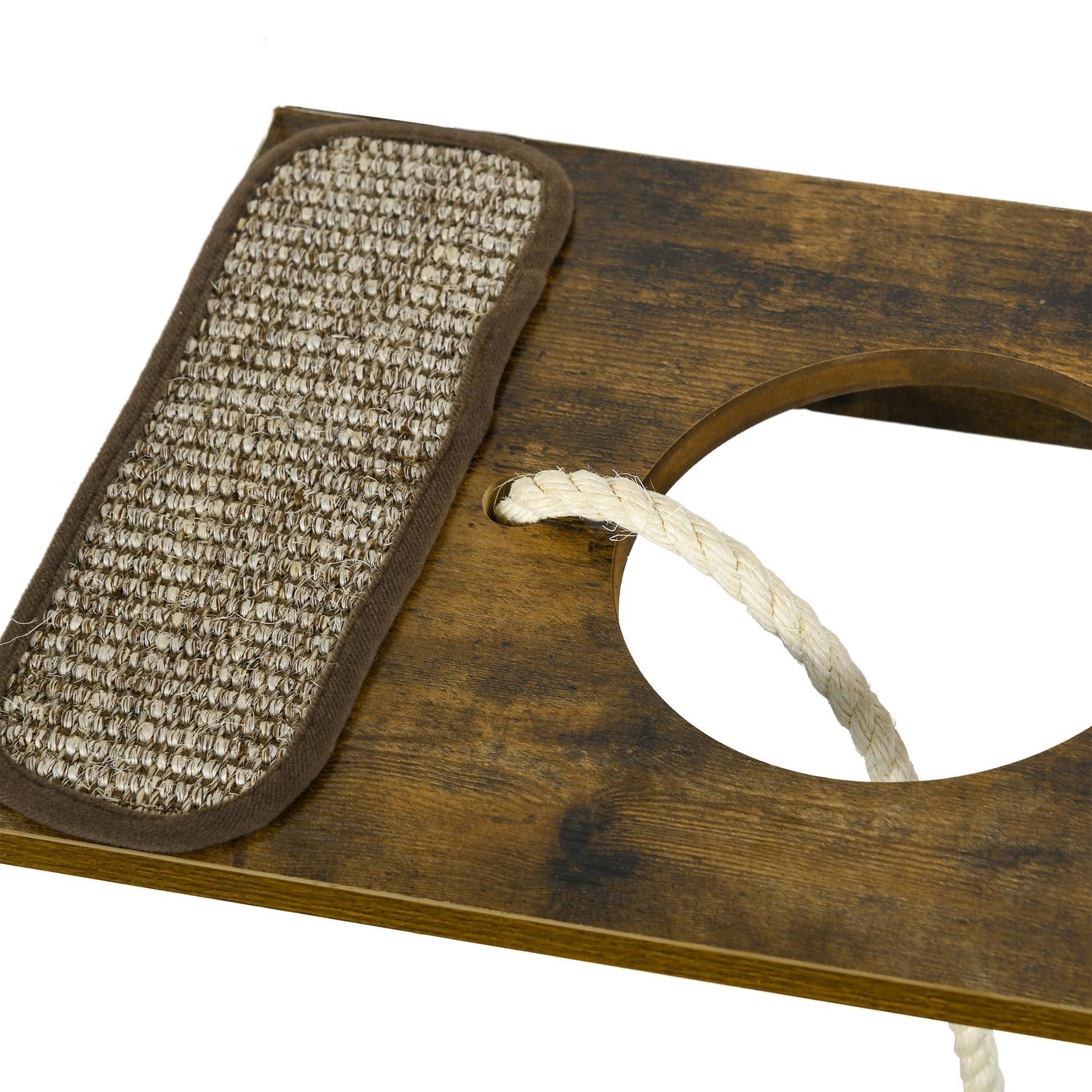Cat Väggklättringsset, 8-delad möbel med Sisal Scratcher