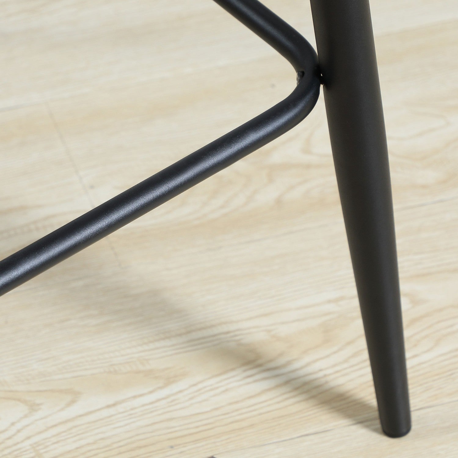 Sammetsbarstol Set om 2, halkfri, modern design