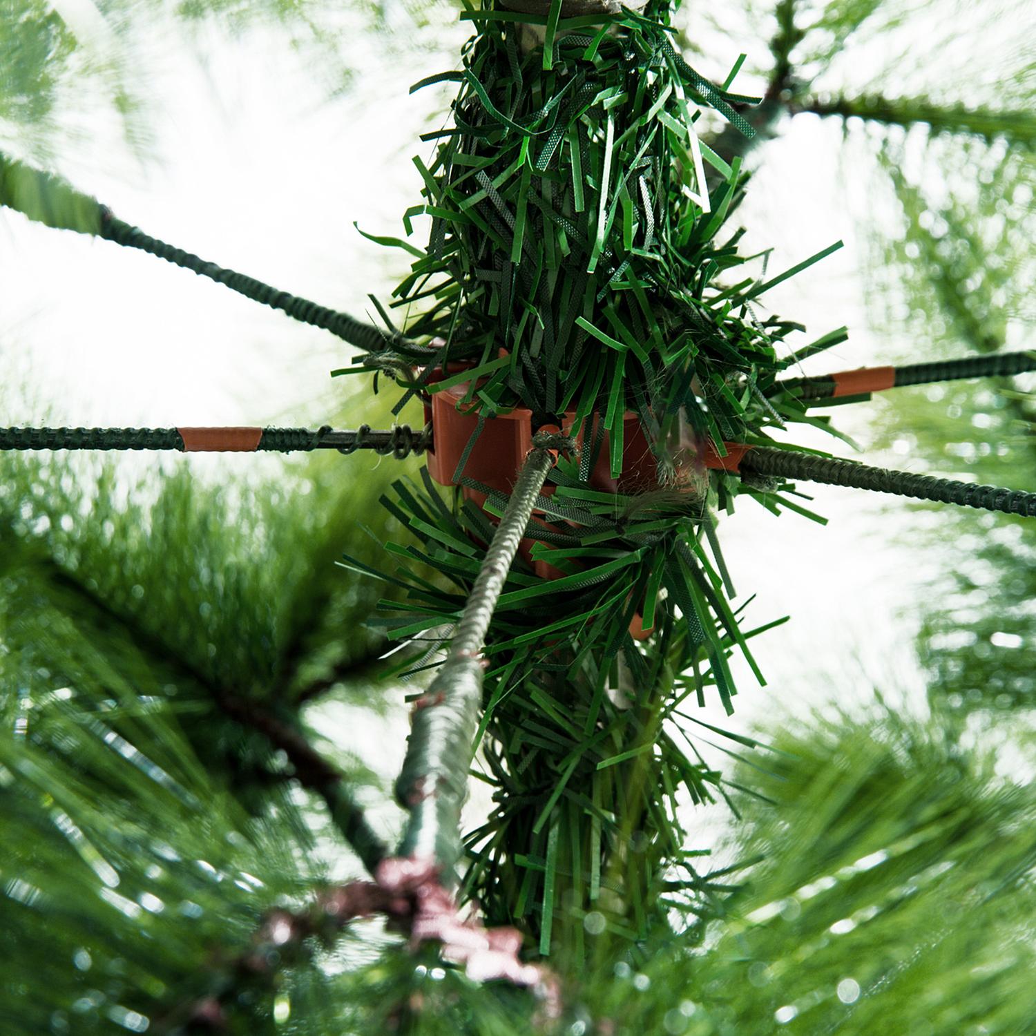 Konstgjord julgran 2.1M, täta grenar, enkel installation