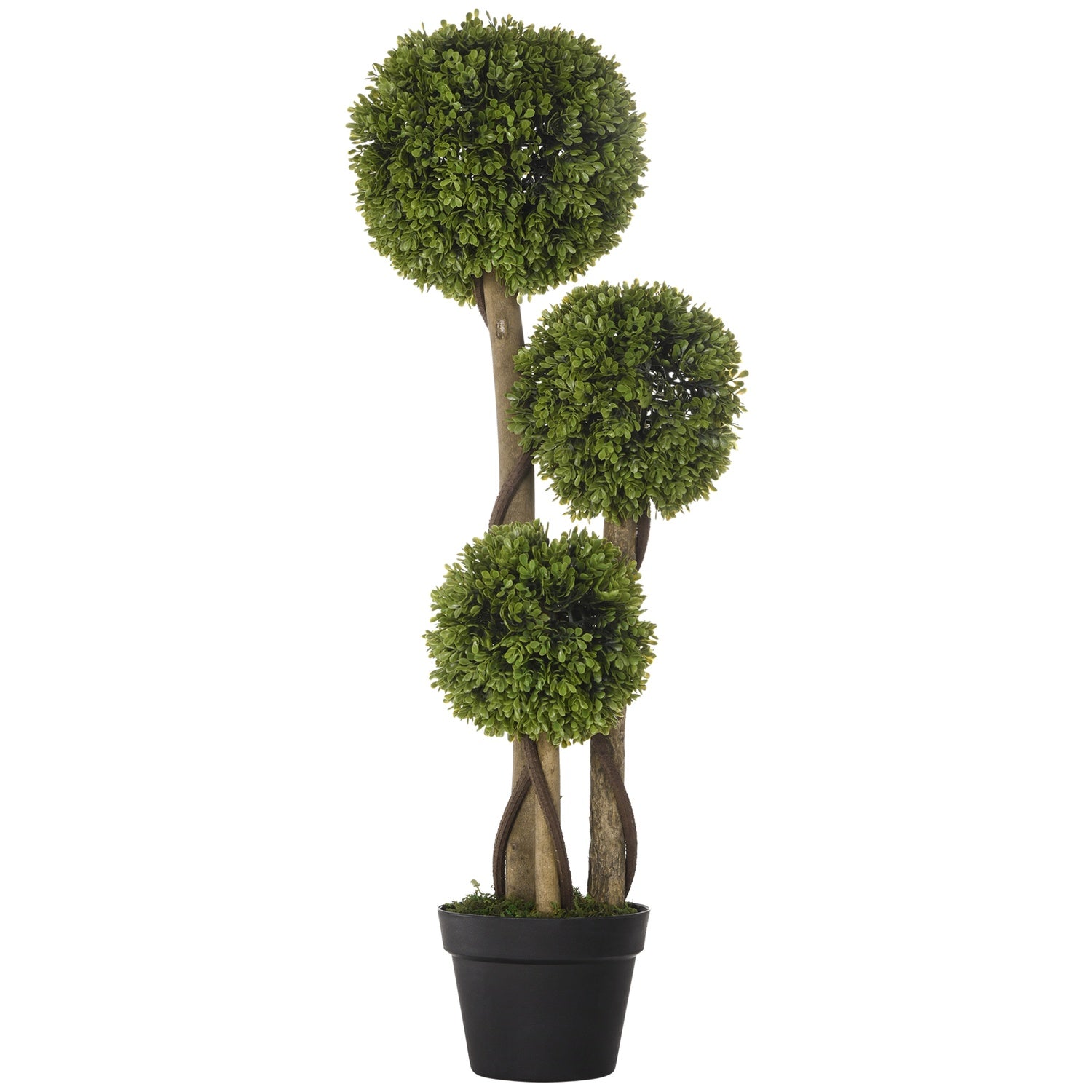 90 cm UV-skyddat buxbom i kruka – inomhus/utomhus