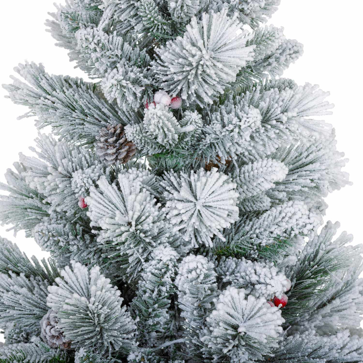Umělé vánoční stromky, 90 cm, 100 LED světel, sada 2 kusů