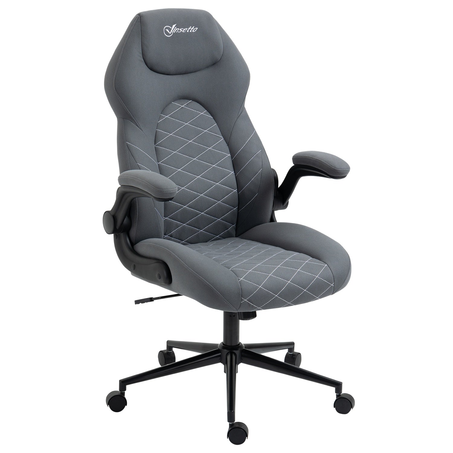 Ergonomisk kontorsstol, vridbar, justerbara armstöd