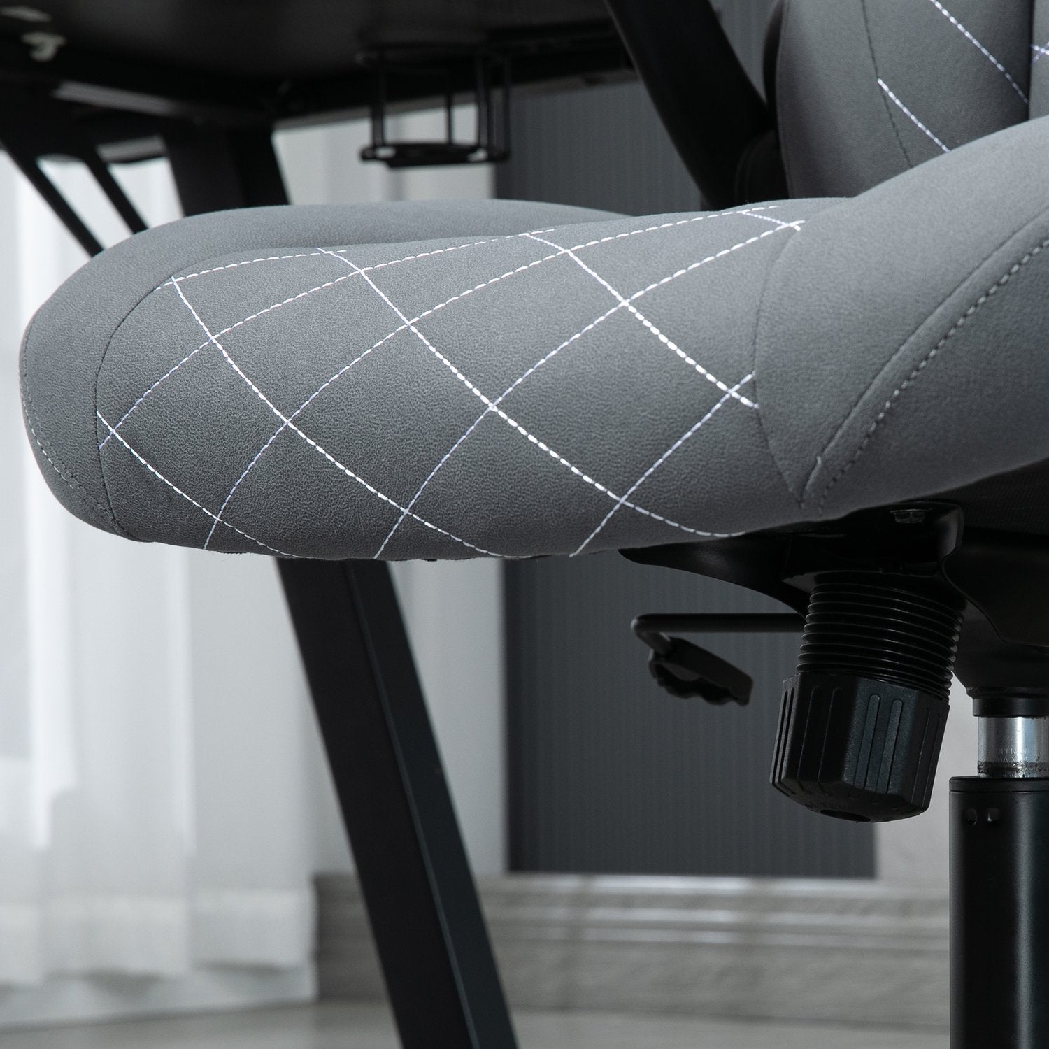 Ergonomisk kontorsstol, vridbar, justerbara armstöd