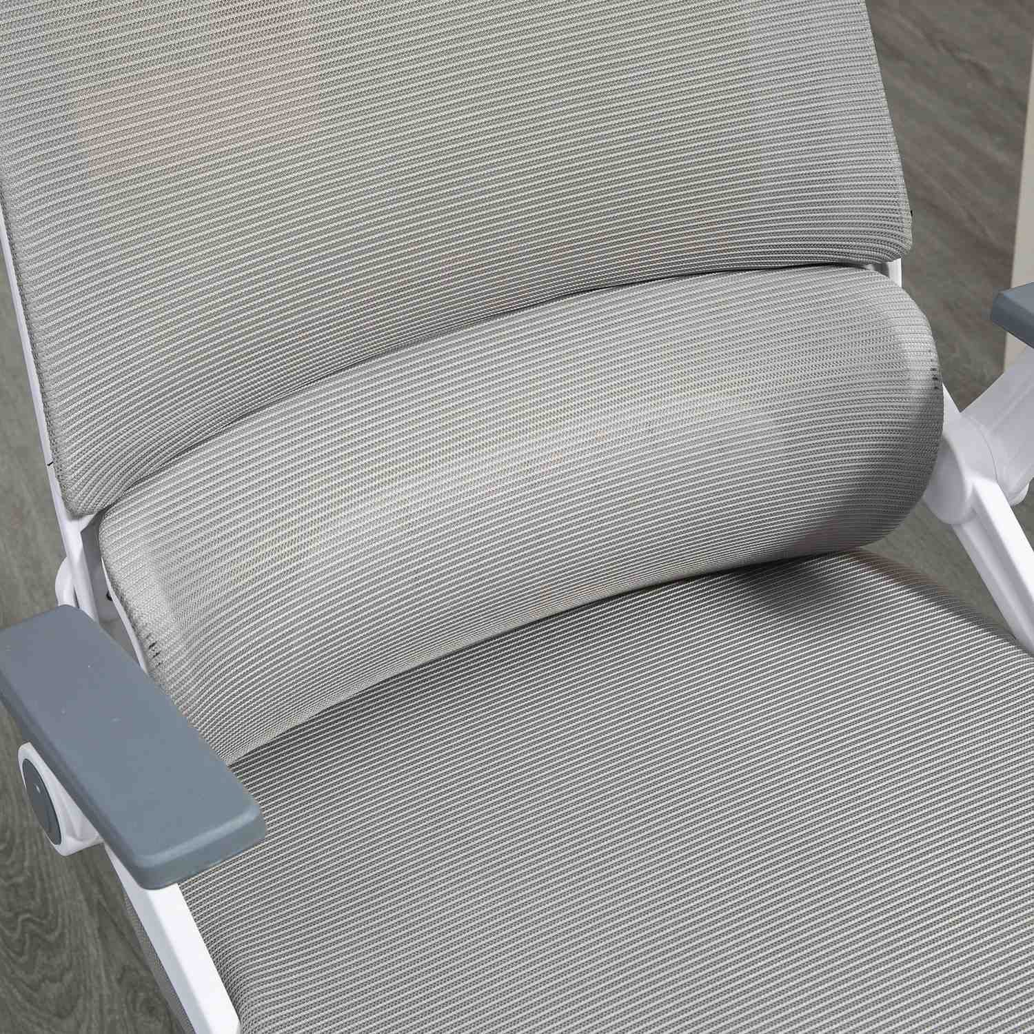 Ergonomisk kontorsstol med justerbart svankstöd