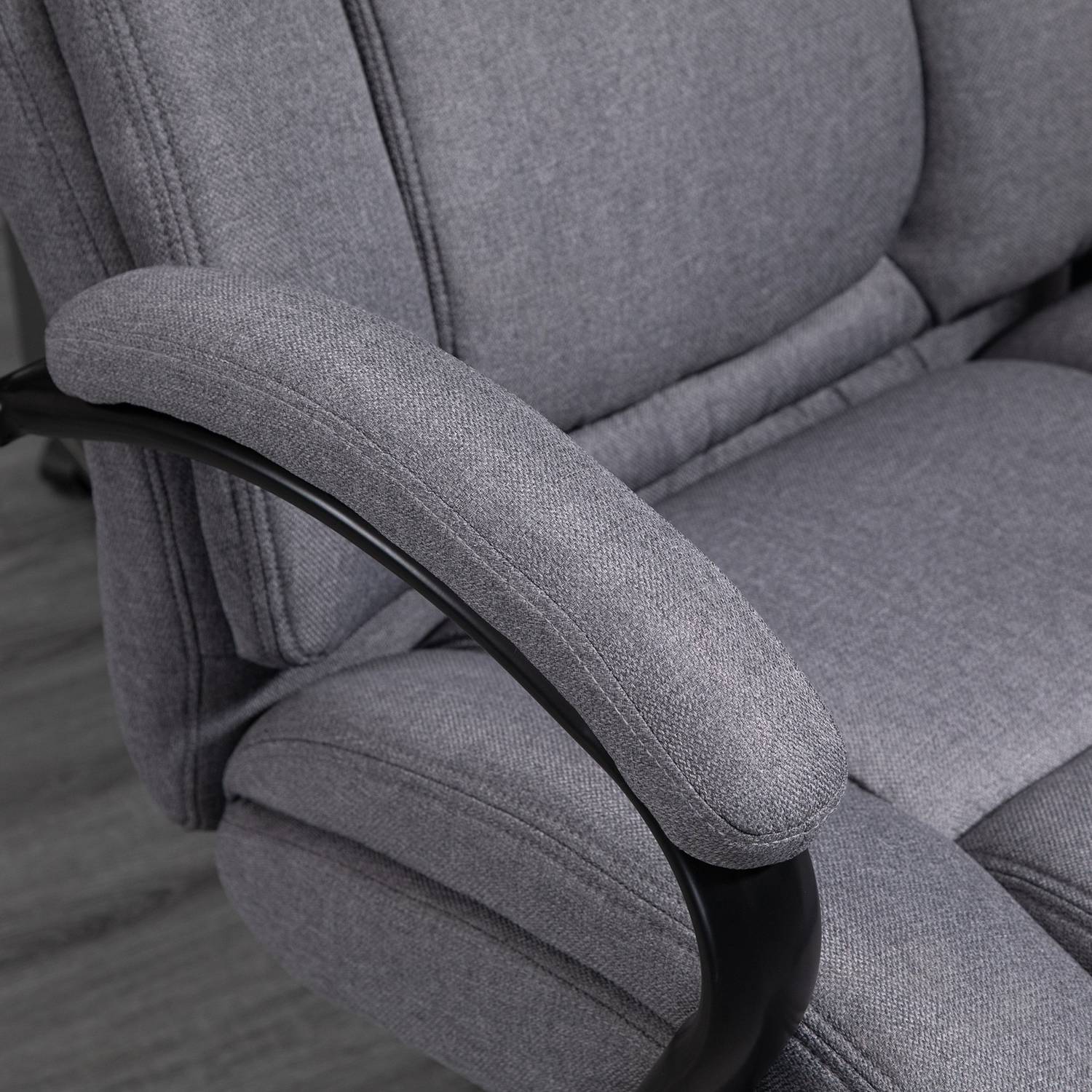 Ergonomisk kontorsspelstol – vridbar, 220 kg kapacitet