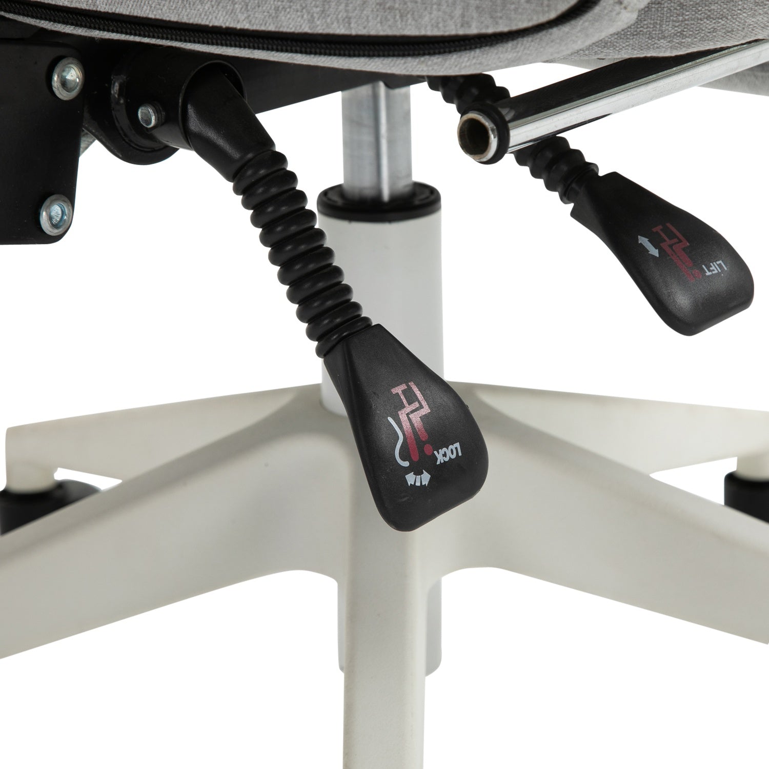 Ergonomisk spelkontorsstol, hjul och justerbar höjd
