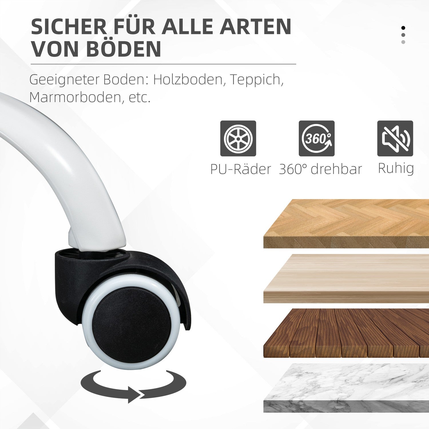Ergonomisk kontorsstol med justerbar lutning och höjd