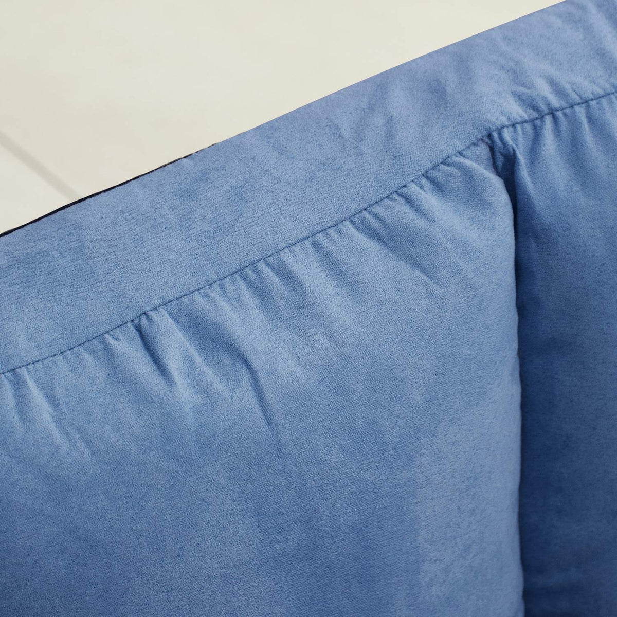 Converteerbare vloerstoelbank, 3-standen verstelbaar, fluweelblauw