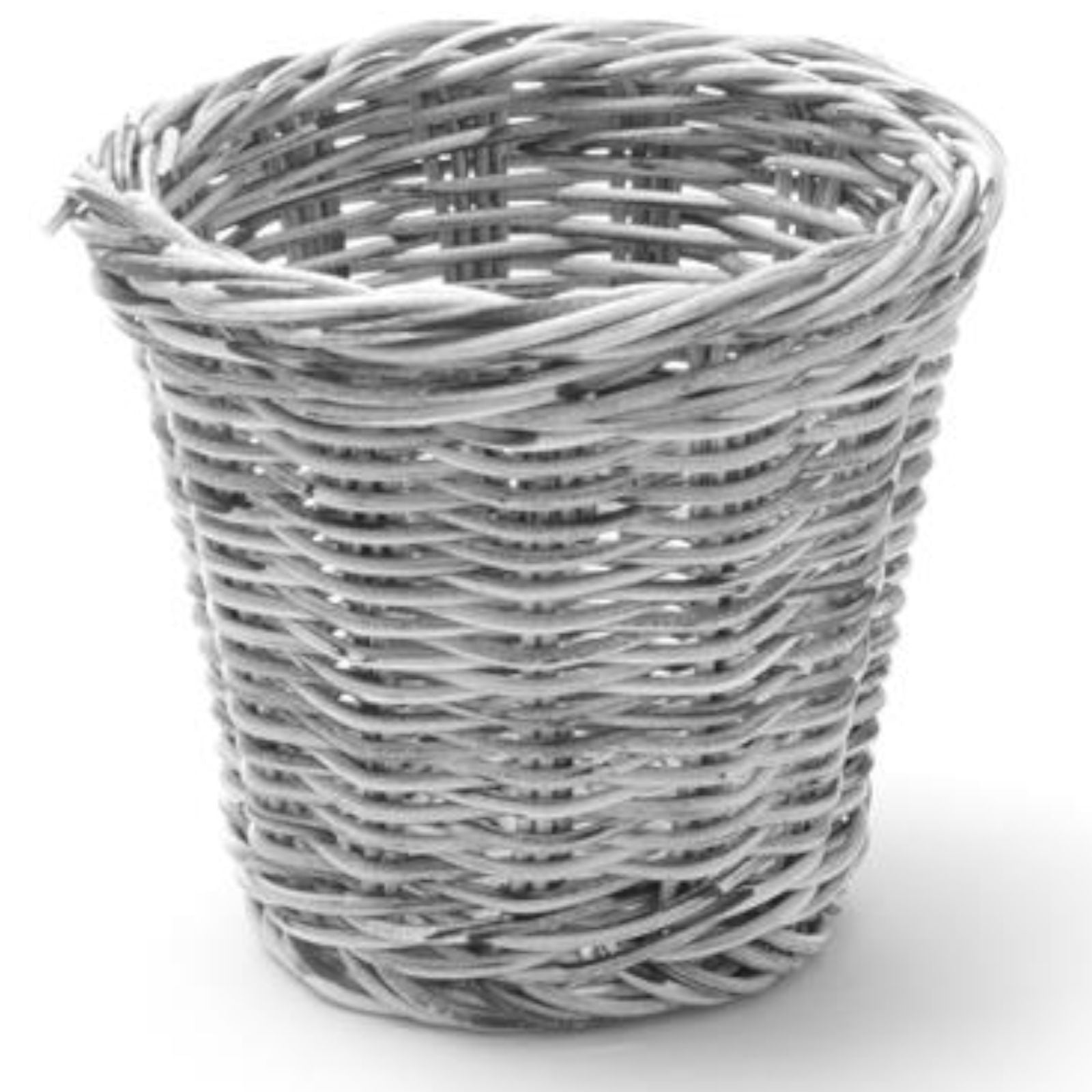 Korg för servering av stekt mellanmål, melerad grå dia. 130x110 mm - Hendi 426043