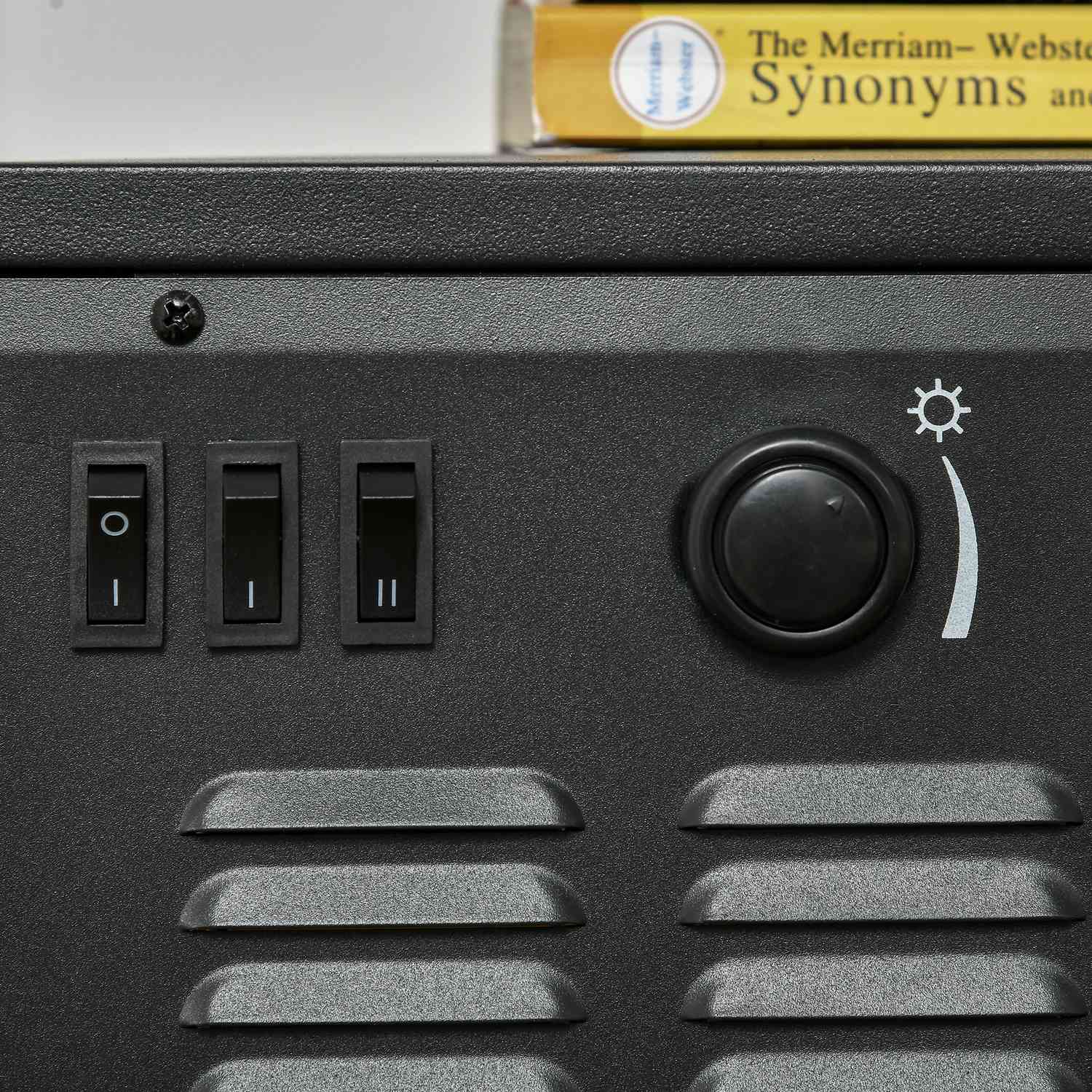 LED elektrisk spisvärmare med Flameffekt, 2 värmenivåer