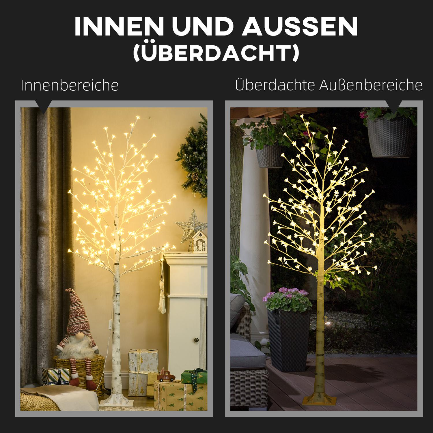 LED-körsbärsträd, 180 lysdioder, 3 ljusstyrkanivåer, 180 cm