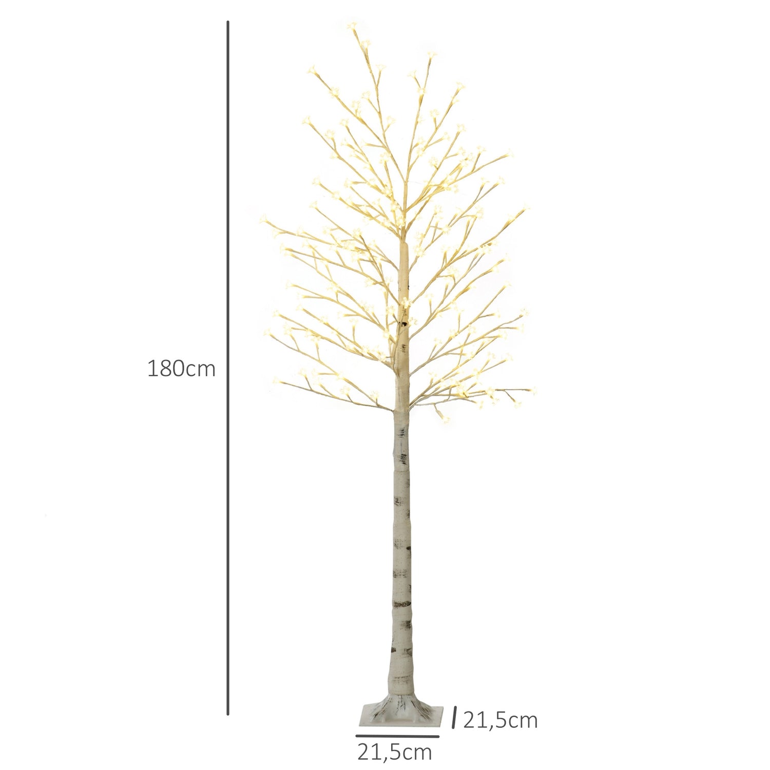 LED-körsbärsträd, 180 lysdioder, 3 ljusstyrkanivåer, 180 cm