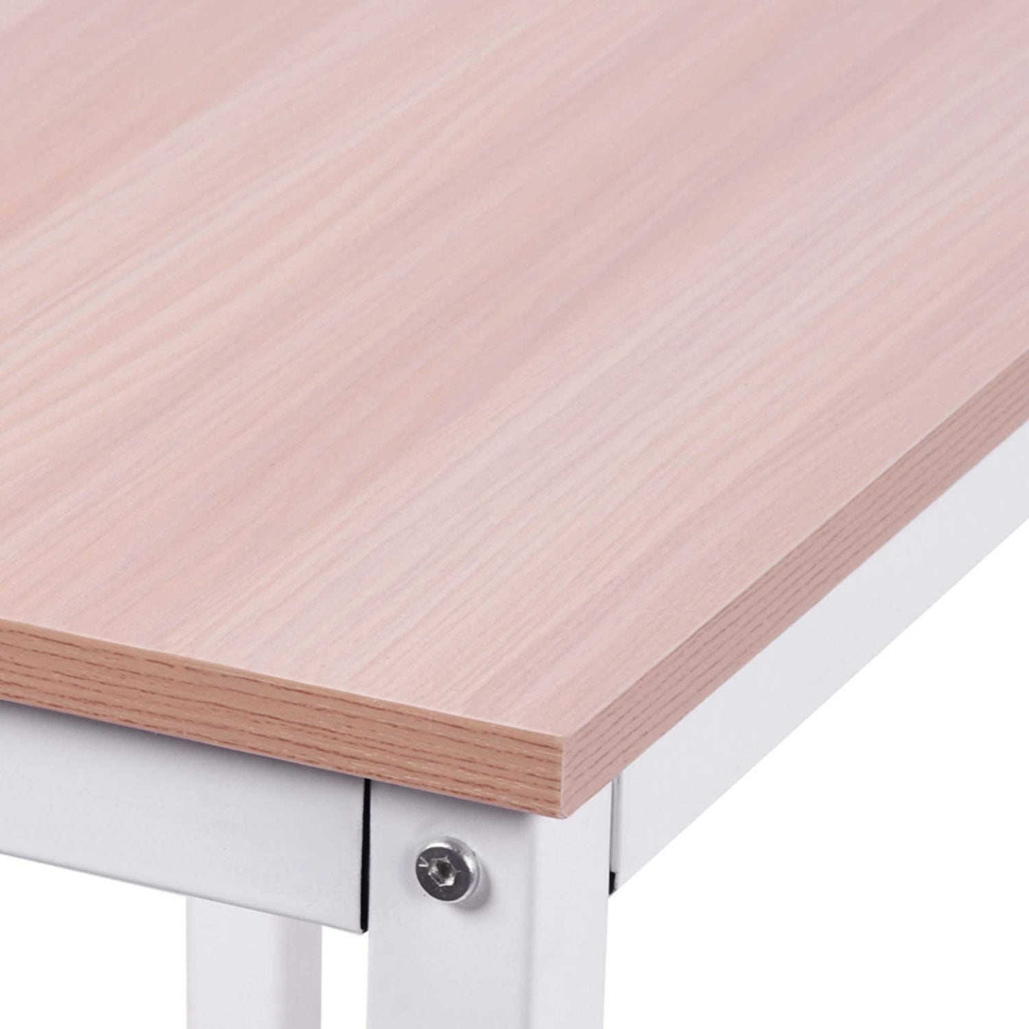 L-format hörnskrivbord, MDF-trä, 150x150x76 cm