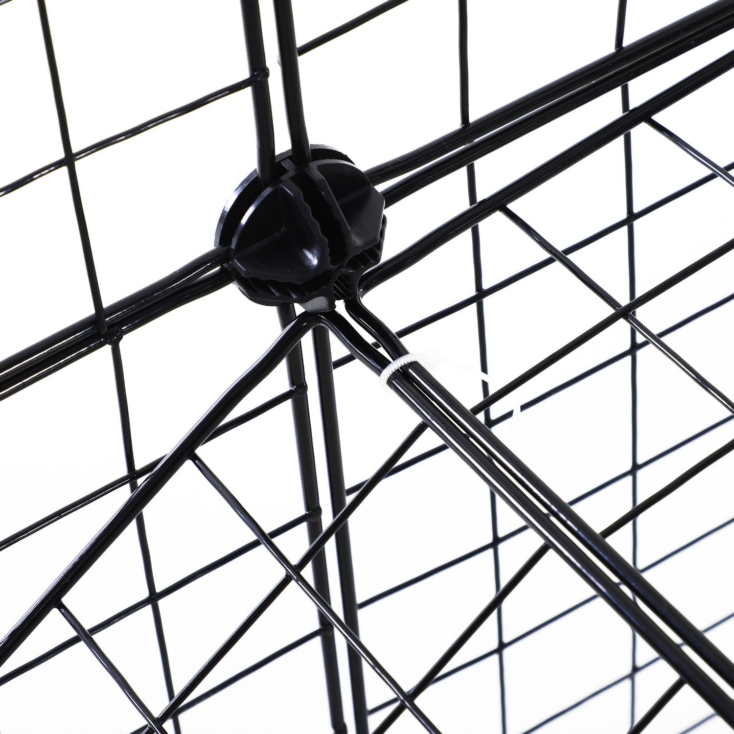 Lekhage för små djur och valpar, svart 36 paneler, 146x73x73 cm