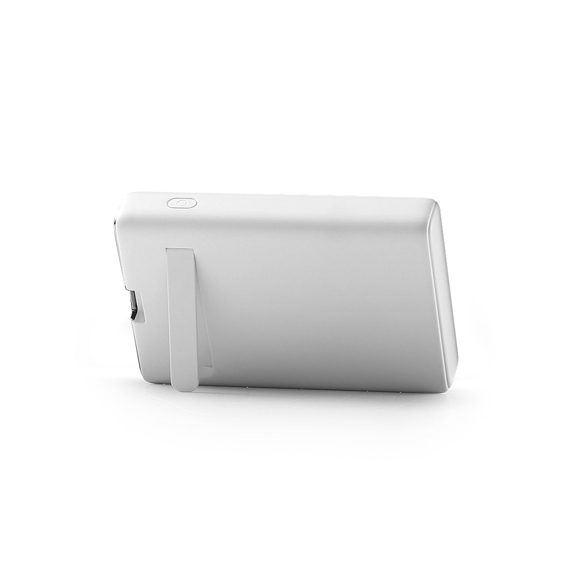 Magnetisk powerbank 10000mAh 20W med stativ + Lightning - USB-C-kabel, vit