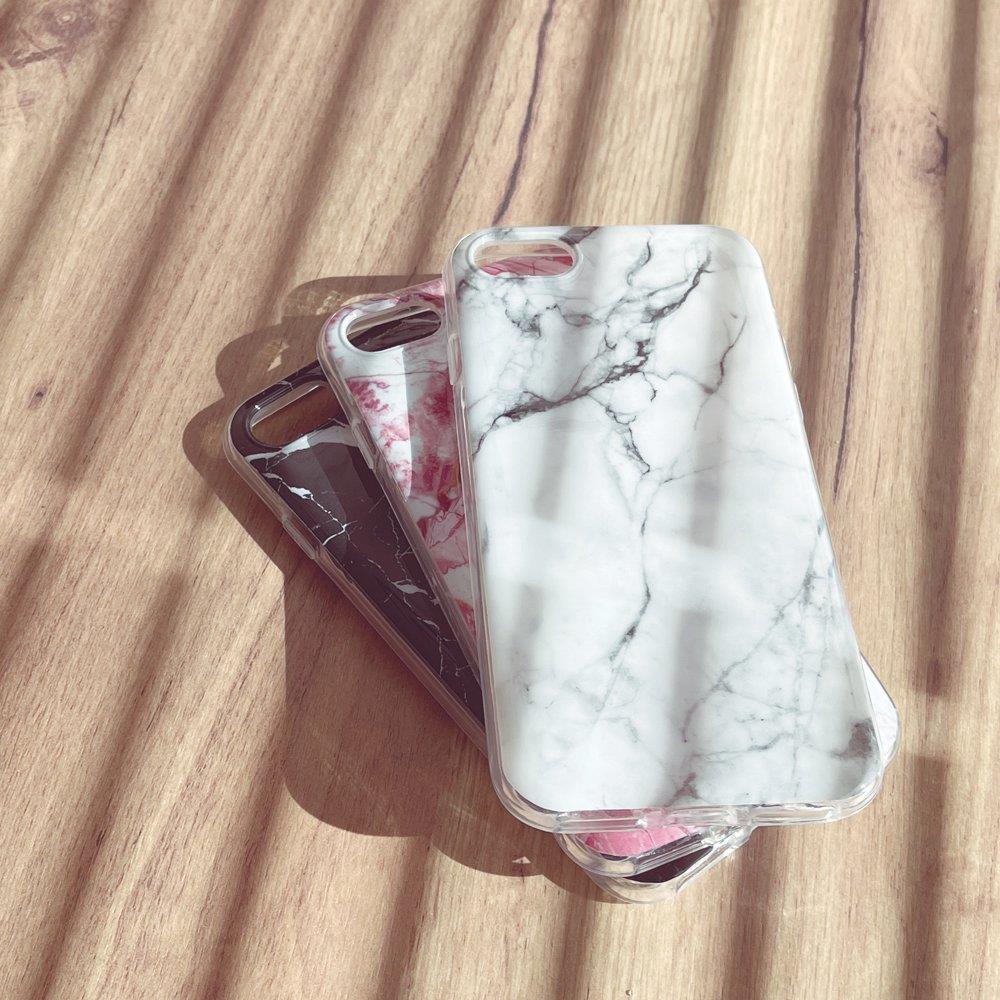 Marble gel fodral till Samsung Galaxy A42 5G Marble svart