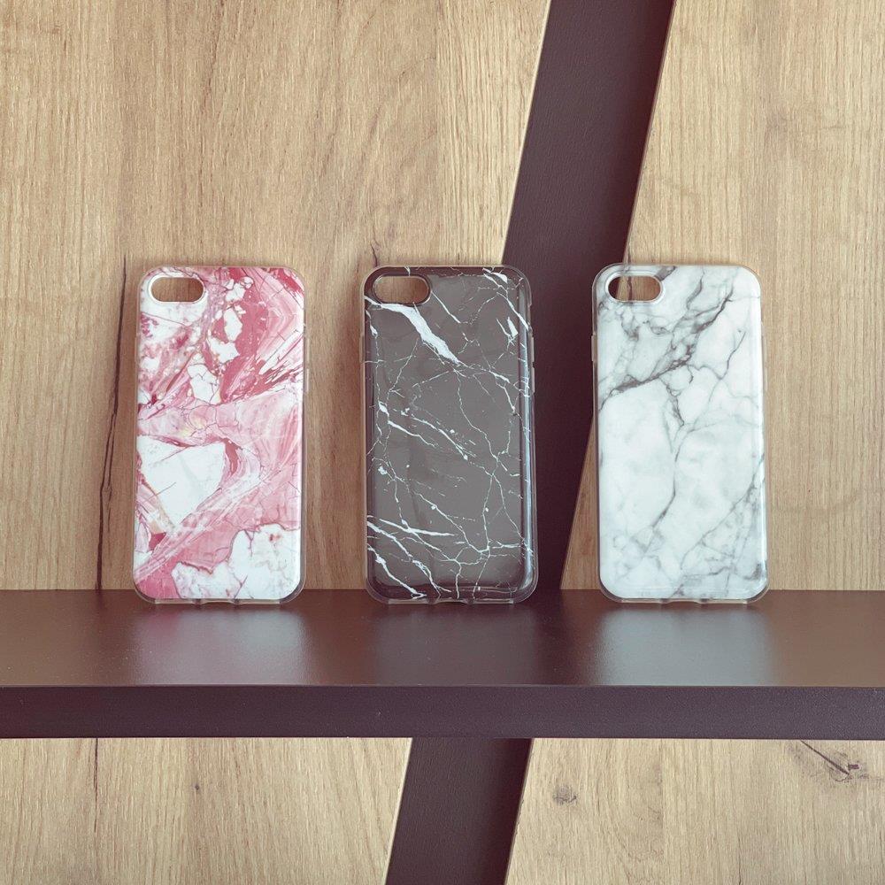 Marble gel fodral till Samsung Galaxy A42 5G Marble svart