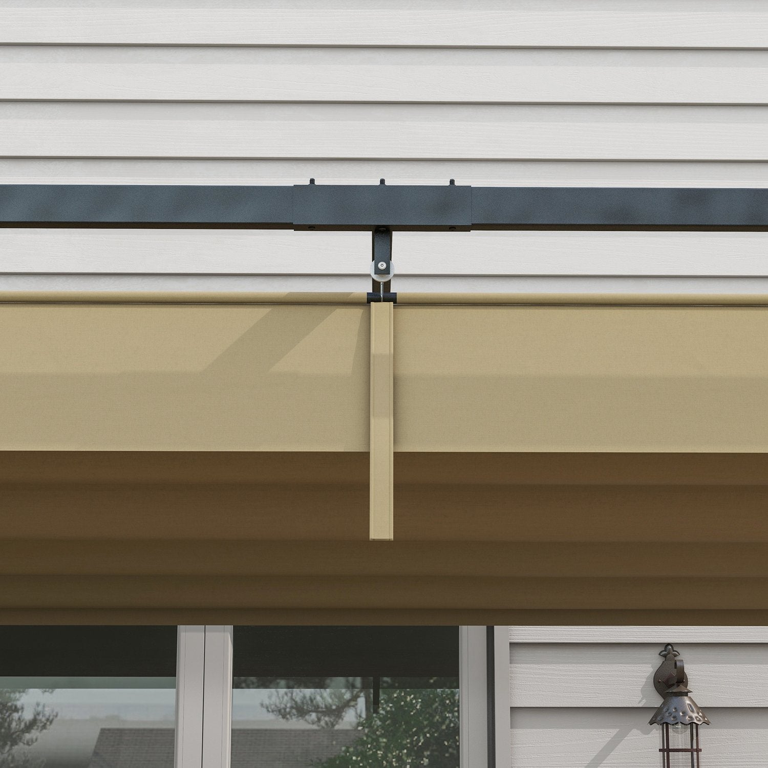 Metallpergola 3x2m – Justerbart tak, solskydd