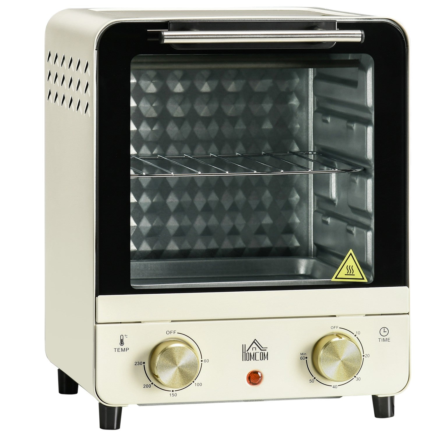 Miniugn 15L, 1000W, Timer, Gräddvit, Konvektion