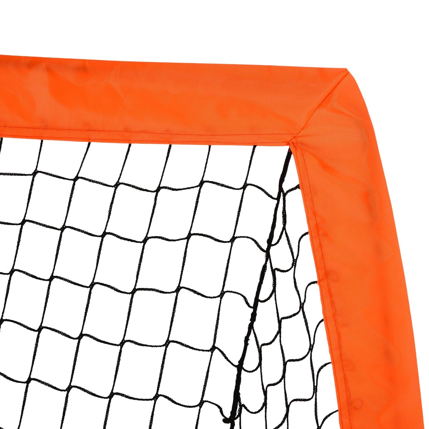 Minivikbara fotbollsmål, metall och Oxford-tyg, set om 2