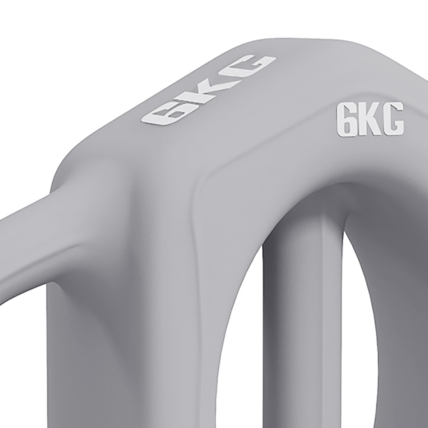 Multifunktionell 3-i-1 6 kg hantel – golvvänlig, metall