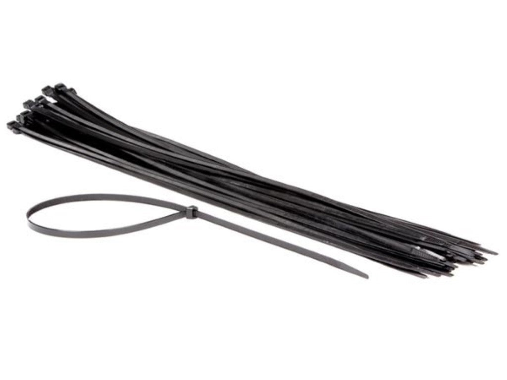 Nylonbuntbandsset - 8,8 X 750 Mm - Svart (50 st)