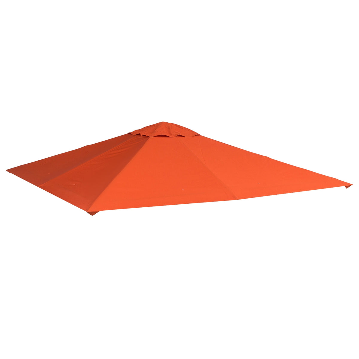 Orange Polyester Gazebo Taktäcke, Solskydd, 3x3 m