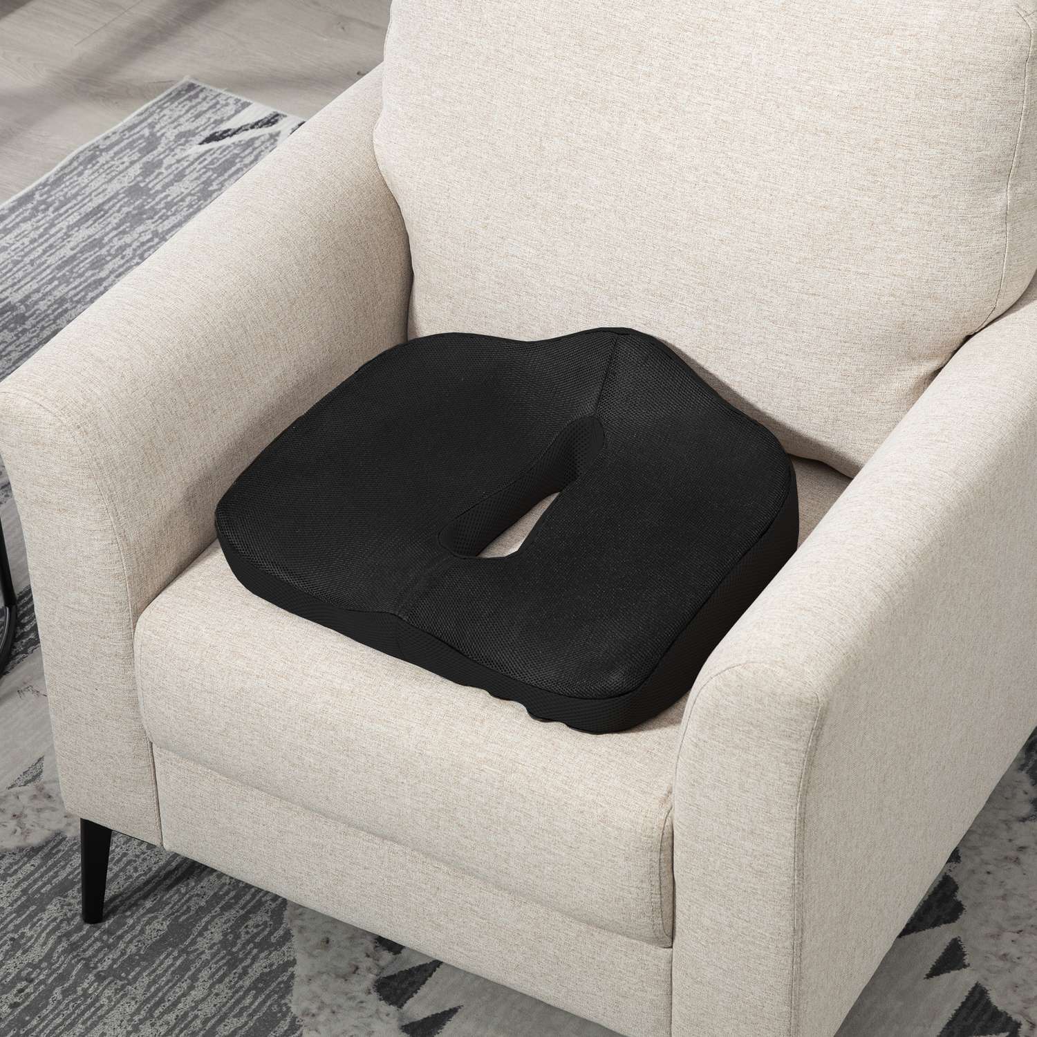 Ortopedisk Memory Foam Sittdyna för ryggsmärta