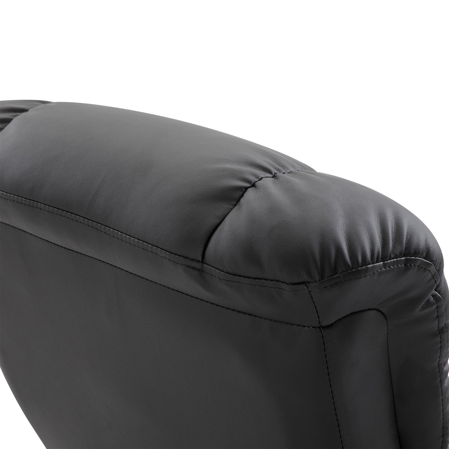 Svart massagepall – 76x80x102 cm Justerbar höjd