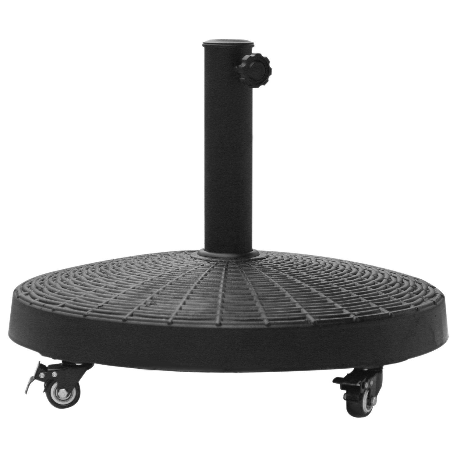 Paraplybas med hjul, Rottinglook, 25 Kg, Ø38/48 mm