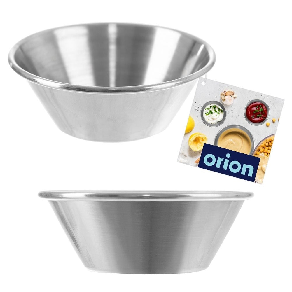 Perfekt liten skål i rostfritt stål för såser och snacks