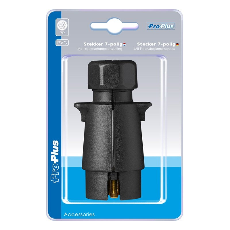 Plugg 7-polig PVC med honkoppling i blister